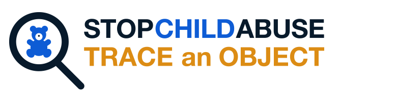 Stop Child Abuse Trace an Object Logo